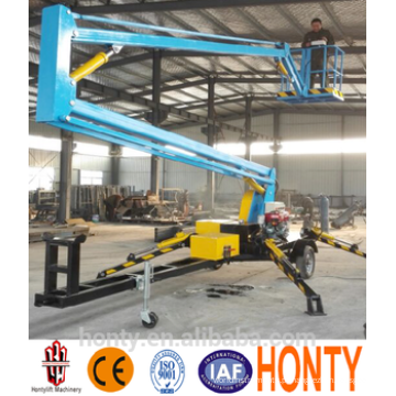 china jack hidráulico equipamentos de elevação de construção Reboque plataforma de trabalho aéreo elevador